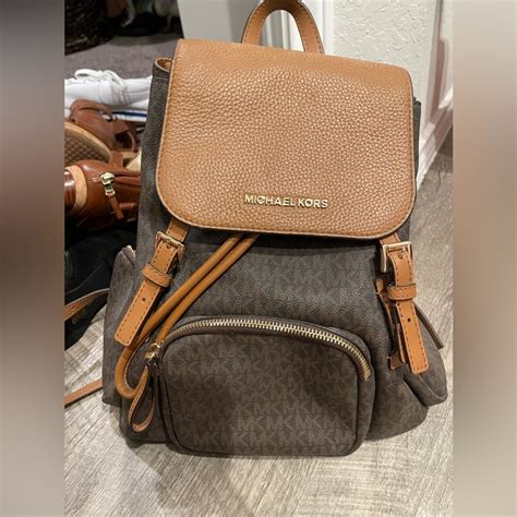 michael kors abbey backpack large|Abbey Large Logo Backpack .